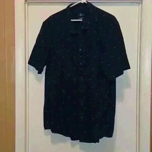 George Button Up Short Sleeve Shirt Classic Fit - Size 2X